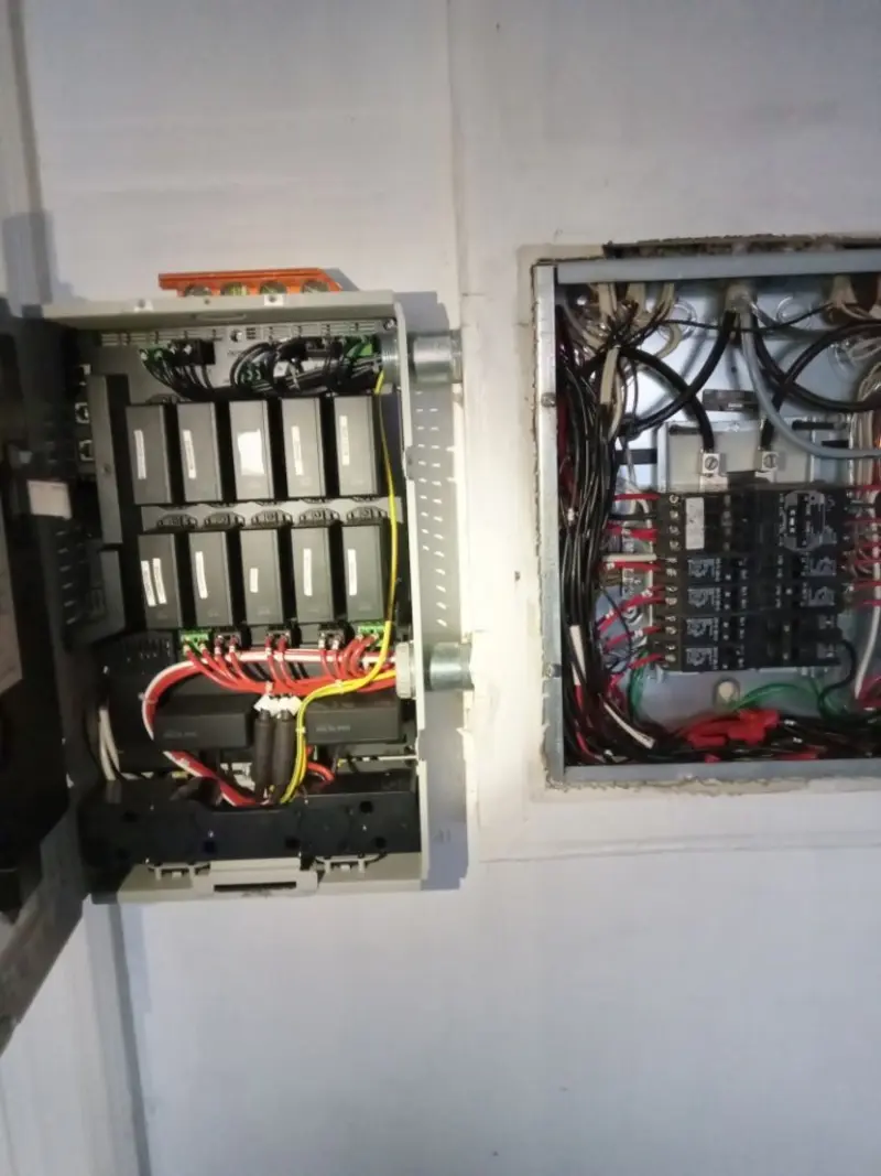 Electrical panel upgrade completed for Security Camera Wiring in Grand Terrace